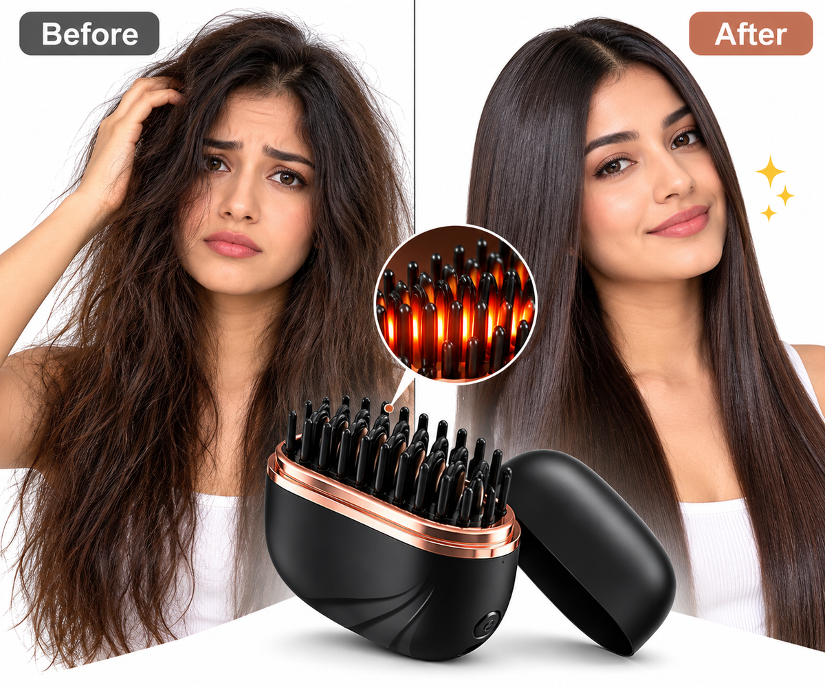 Wireless Portable Hair Straightener