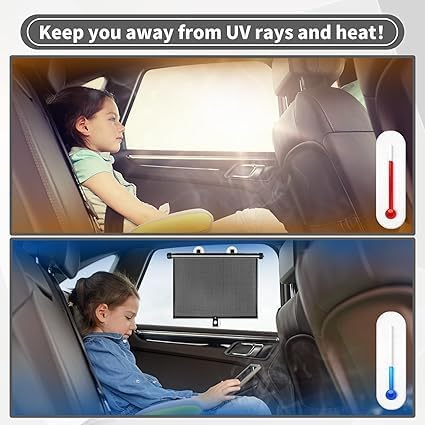 Car Retractable Window Sunshade Protector