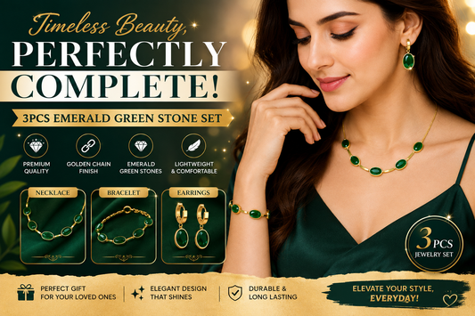 Emerald Elegance 3-Piece Set