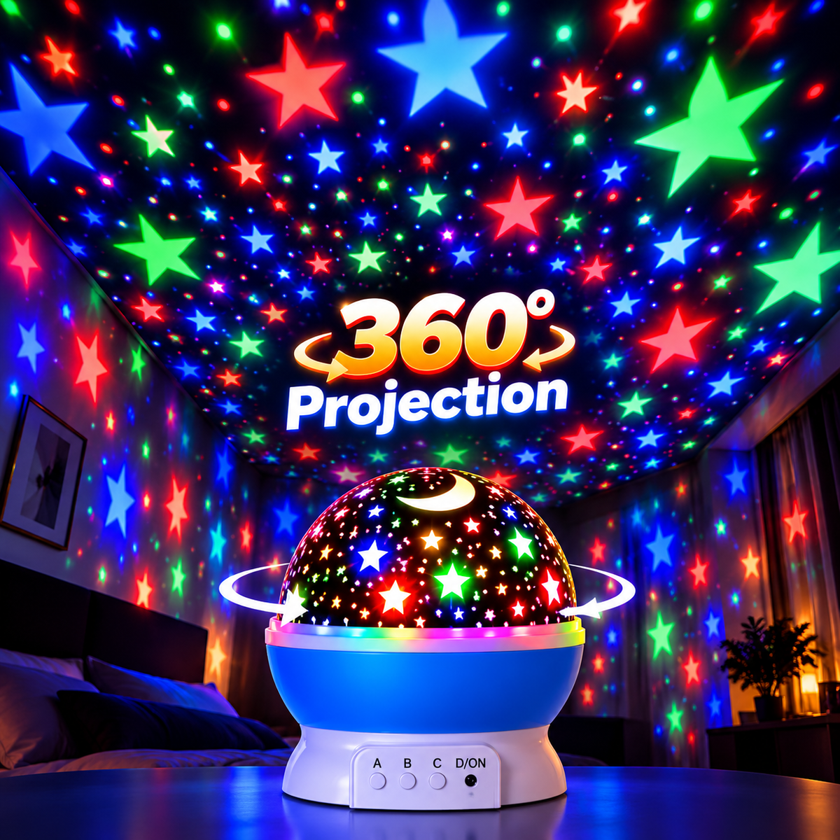 Star Master Projector Night Lamp (Pack of 1)