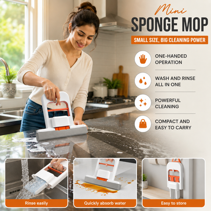 Mini Foldable Sponge Mop