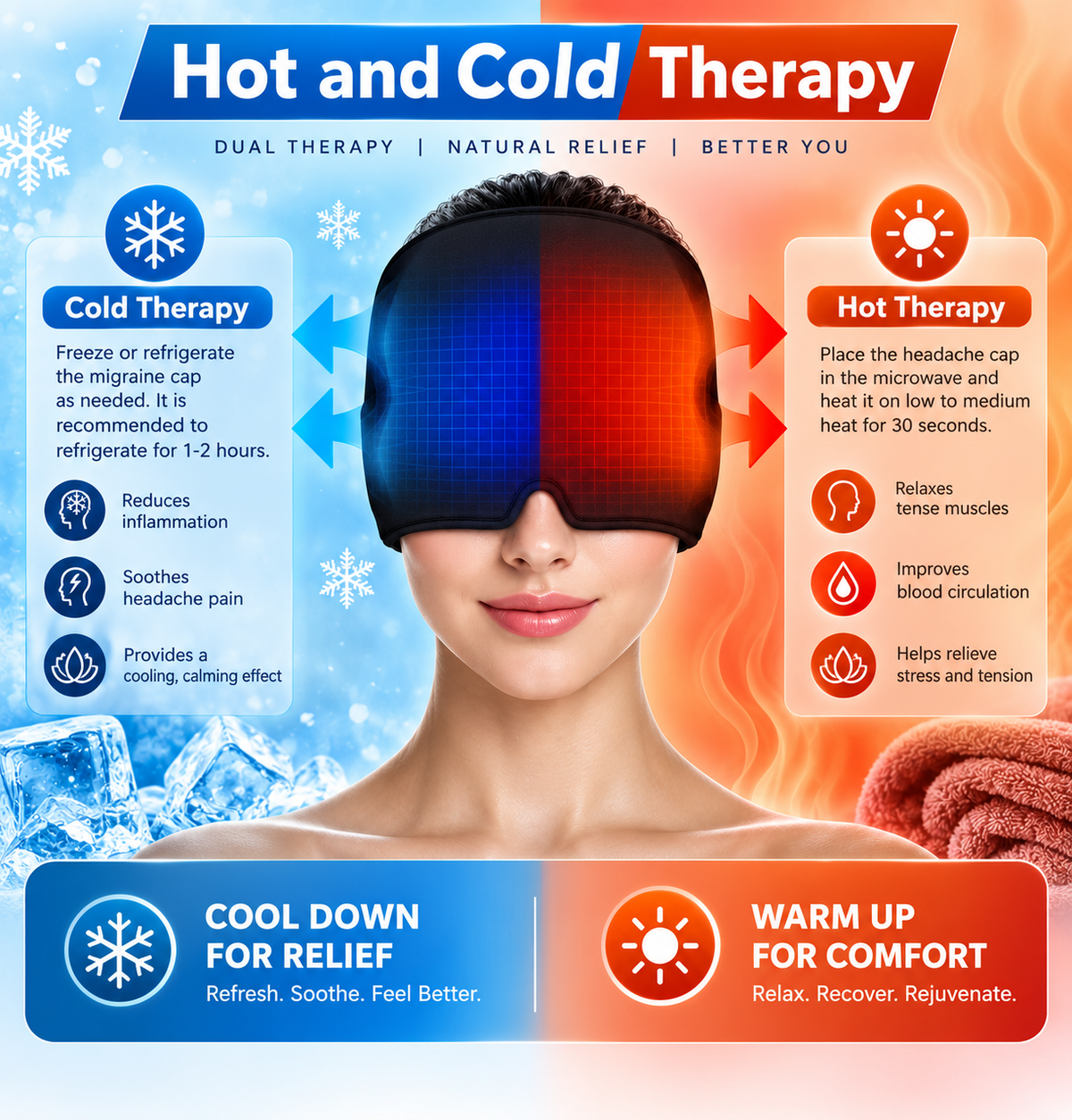 360°Migraine Relief Cap